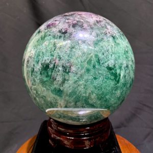 Bi Cầu Fluorite Xanh - Green Fluorite, ĐK: 13.9cm, KL: 4.435kg