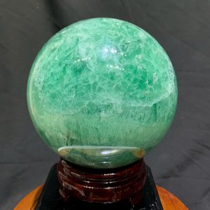 Bi Cầu Fluorite Xanh - Green Fluorite, ĐK: 13.3cm, KL: 3.85kg