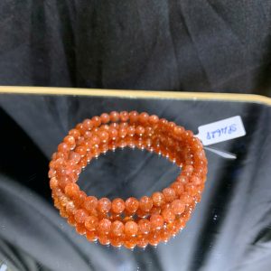 Vòng Sunstone - Đá Mặt Trời size ~5mm, chuỗi 3 quấn hoặc vòng đơn | CADA DECOR