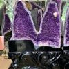Hốc Thạch Anh Tím dáng núi đôi - Amethyst Geode KT:104x70cm - KL: 89.55kg