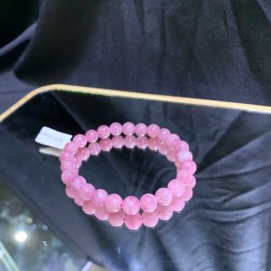 Vòng tay Thạch Anh Hồng Sao - Rose Quartz size 8mm | CADA DECOR
