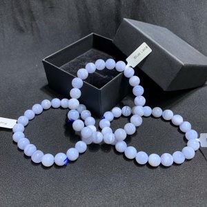 Vòng tay Blue Lace Agate size 9mm | CADA DECOR