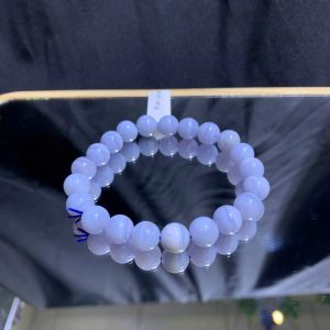 Vòng tay Blue Lace Agate size 9mm | CADA DECOR