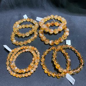 Vòng tay Thạch Anh Vàng - Citrine size 6 - 12mm | CADA DECOR