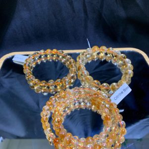Vòng tay Thạch Anh Vàng - Citrine size 6 - 12mm | CADA DECOR