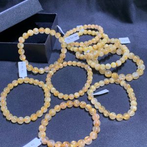 Vòng Thạch Anh Tóc Vàng size 7.5-8mm | CADA DECOR