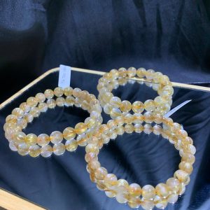 Vòng Thạch Anh Tóc Vàng size 7.5-8mm | CADA DECOR