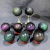 Bi Cầu Rainbow Obsidian, 4-4.5cm | CADA DECOR