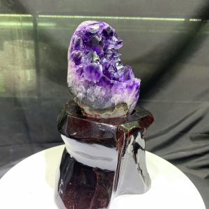 Thạch Anh Tím - Amethyst KT: 20x8cm - KL: 0.724kg