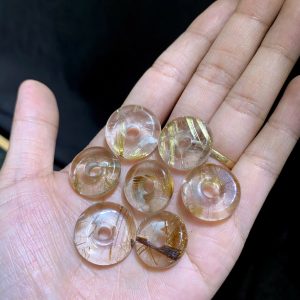 Đồng Điếu Thạch Anh Tóc Vàng, 1.7-2.2cm | CADA DECOR