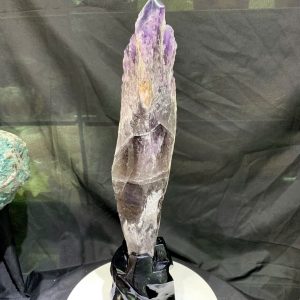 Thạch Anh Tím biến thể tháp - Bahia Amethyst KT: 44.5x9cm - KL: 2.12kg