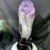 Thạch Anh Tím biến thể tháp - Bahia Amethyst KT: 43.5x12cm - KL: 4.11kg
