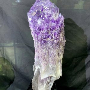 Thạch Anh Tím biến thể tháp - Bahia Amethyst KT: 46.5x16cm - KL: 5.46kg