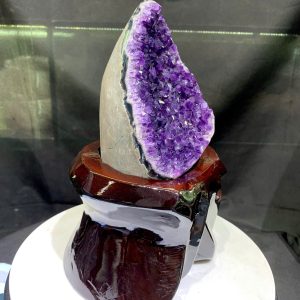 Thạch Anh Tím - Amethyst KT: 23.5x10cm - KL: 1.26kg
