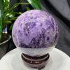 Bi cầu Thạch Anh Tím Vân - Dream Amethyst, ĐK: 13.2cm, KL: 3.098kg