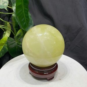 BI CẦU THẠCH ANH VÀNG, ĐK: 10.2cm – KL: 1.438kg