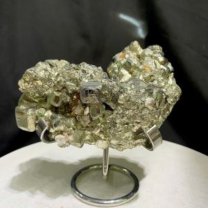 TINH THỂ ĐÁ VÀNG GĂM - PYRITE CHẤT LƯỢNG CAO KT: 12.3x8cm, KL: 875g