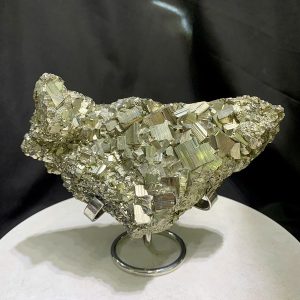 TINH THỂ ĐÁ VÀNG GĂM - PYRITE CHẤT LƯỢNG CAO KT: 16x8.8cm, KL: 1.47kg