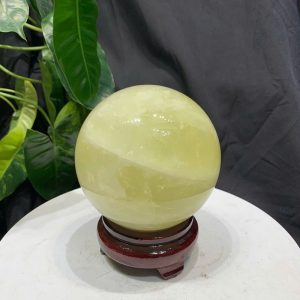 BI CẦU THẠCH ANH VÀNG, ĐK: 10.2cm – KL: 1.438kg