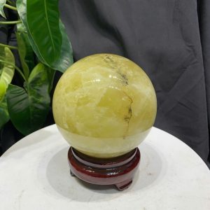 BI CẦU THẠCH ANH VÀNG, ĐK: 10cm – KL: 1.364kg