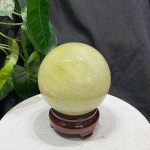 BI CẦU THẠCH ANH VÀNG, ĐK: 10.2cm – KL: 1.438kg