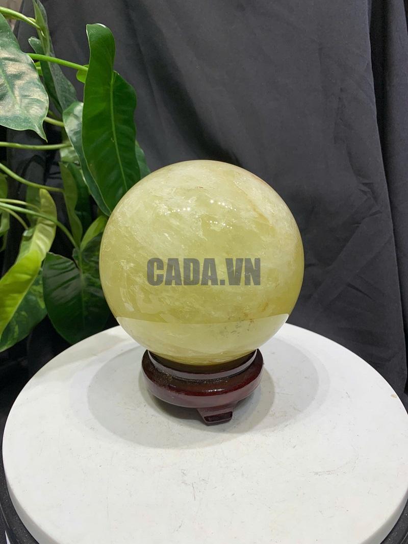 BI CẦU THẠCH ANH VÀNG, ĐK: 11.8cm – KL: 2.252kg