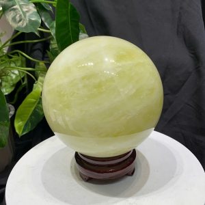 BI CẦU THẠCH ANH VÀNG, ĐK: 13.2cm – KL: 3.164kg