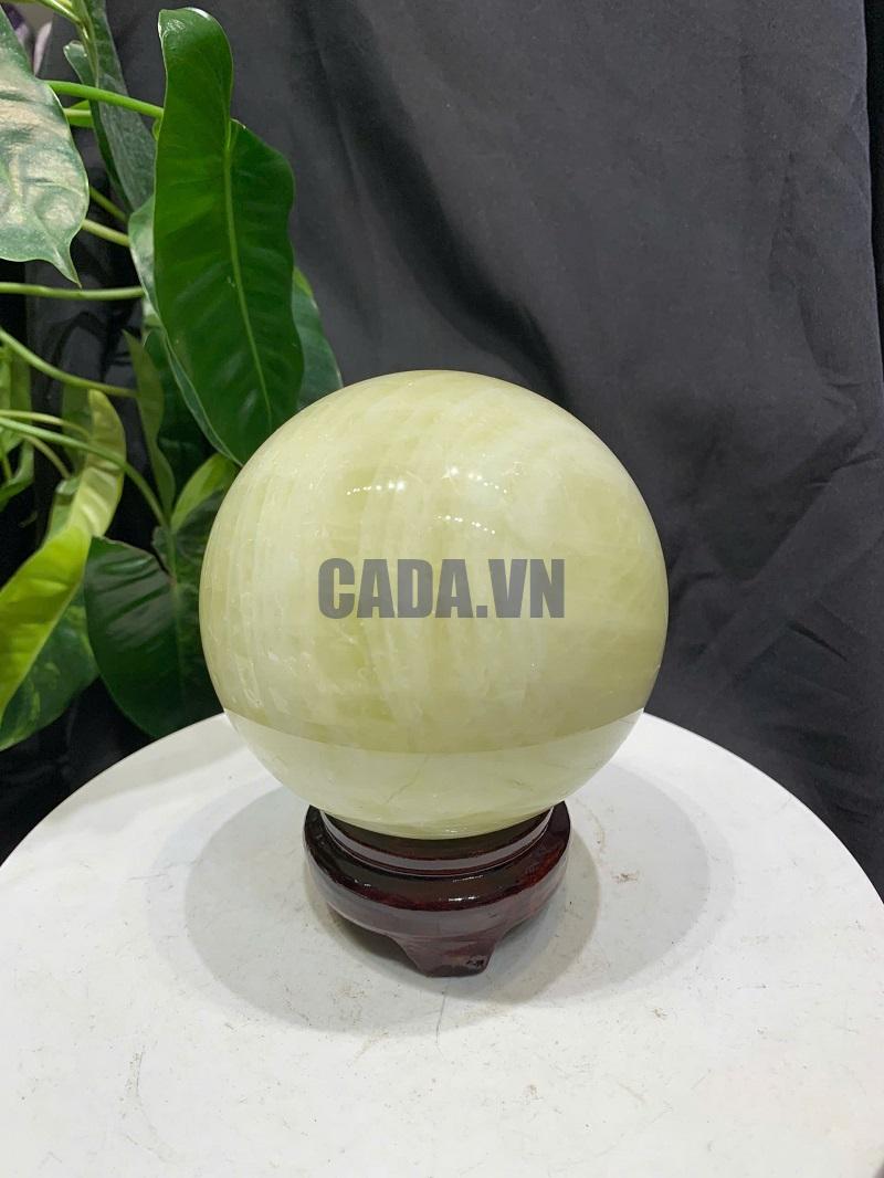 BI CẦU THẠCH ANH VÀNG, ĐK: 11cm – KL: 1.786kg