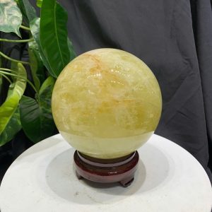 BI CẦU THẠCH ANH VÀNG, ĐK: 11.8cm – KL: 2.252kg