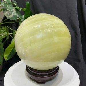 BI CẦU THẠCH ANH VÀNG, ĐK: 16.6cm – KL: 6.204kg
