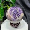 Bi cầu Thạch Anh Tím Vân - Dream Amethyst, ĐK: 13.7cm, KL: 3.394kg