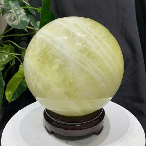 BI CẦU THẠCH ANH VÀNG, ĐK: 15.7cm – KL: 5.318kg