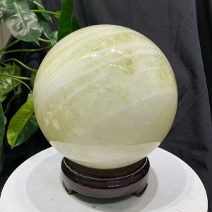 BI CẦU THẠCH ANH VÀNG, ĐK: 15.7cm – KL: 5.318kg