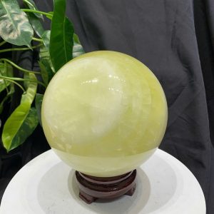 BI CẦU THẠCH ANH VÀNG, ĐK: 13.6cm – KL: 3.442kg