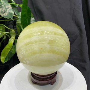BI CẦU THẠCH ANH VÀNG, ĐK: 13.6cm – KL: 3.442kg