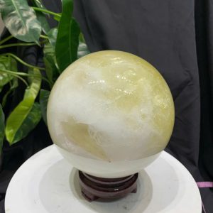 BI CẦU THẠCH ANH VÀNG, ĐK: 13.9cm – KL: 3.67kg