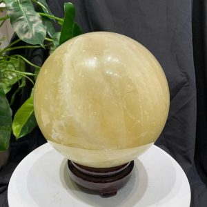 BI CẦU THẠCH ANH VÀNG, ĐK: 15.9cm – KL: 5.526kg