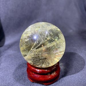 BI CẦU THẠCH ANH VÀNG CHẤT TRONG - CITRINE SPHERE, ĐK: 5.6cm – KL: 245g