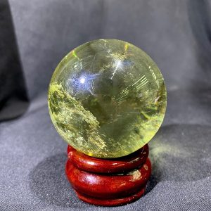 BI CẦU THẠCH ANH VÀNG CHẤT TRONG - CITRINE SPHERE, ĐK: 5.8cm – KL: 270g