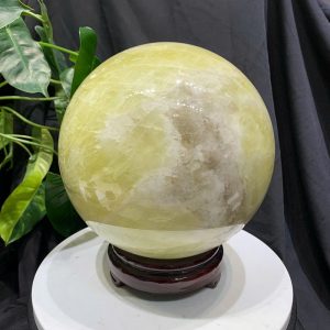 BI CẦU THẠCH ANH VÀNG, ĐK: 18.3cm – KL: 8.318kg