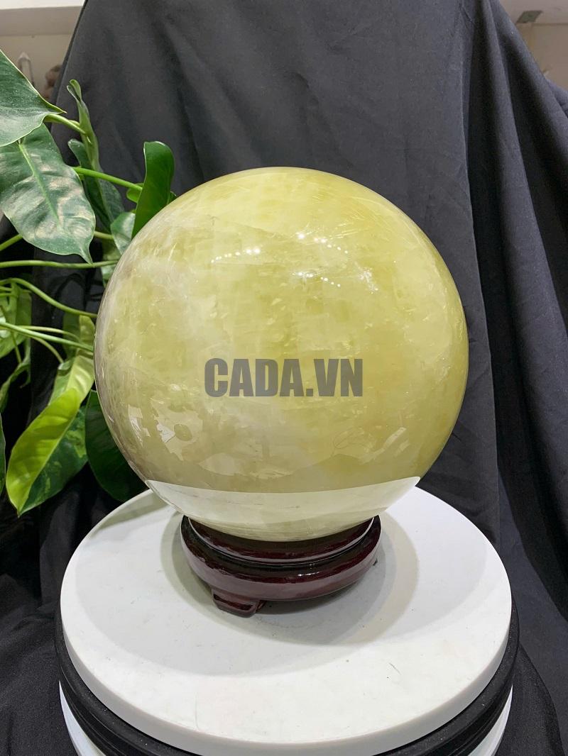 BI CẦU THẠCH ANH VÀNG, ĐK: 18.3cm – KL: 8.318kg