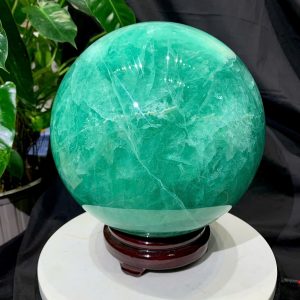 Bi Cầu Fluorite Xanh - Green Fluorite, ĐK: 20cm, KL: 12.7kg
