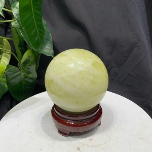 BI CẦU THẠCH ANH VÀNG, ĐK: 8.92cm – KL: 0.964kg