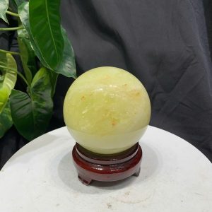 BI CẦU THẠCH ANH VÀNG, ĐK: 8.92cm – KL: 0.964kg