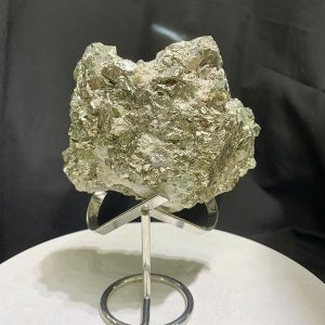 TINH THỂ ĐÁ VÀNG GĂM - PYRITE CHẤT LƯỢNG CAO KT: 12x10cm, KL: 1.412kg