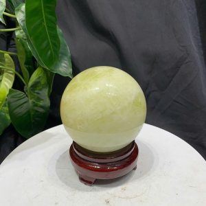 BI CẦU THẠCH ANH VÀNG, ĐK: 8.92cm – KL: 0.964kg
