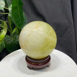 BI CẦU THẠCH ANH VÀNG, ĐK: 10.5cm – KL: 1.594kg