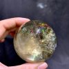 BI CẦU THẠCH ANH KHÓI VÀNG CHẤT TRONG - SMOKY CITRINE SPHERE, ĐK: 6.2cm – KL: 340g