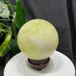 BI CẦU THẠCH ANH VÀNG, ĐK: 13.2cm – KL: 3.124kg