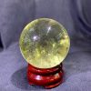 BI CẦU THẠCH ANH VÀNG CHẤT TRONG - CITRINE SPHERE, ĐK: 5.8cm – KL: 275g